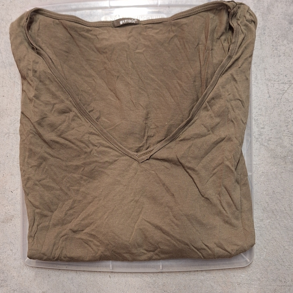 LA Made | Green/Brown, Long Sleeve Tee - Picture 13 of 16